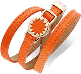 Thumbnail for your product : House Of Harlow Gold-Tone Leather Sunburst Wrap Bracelet