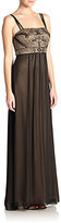 Thumbnail for your product : Sue Wong Embellished Empire-Waist Gown
