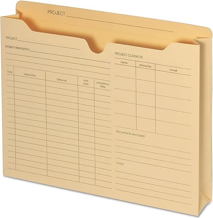 Pendaflex® Recycled Reinforced File Jacket, 2" Expansion, Letter Size, Manila, 50/Box (B3143P)