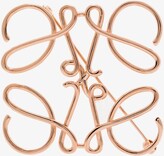 Thumbnail for your product : Loewe Rose Gold Tone Anagram Brooch