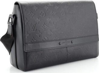 Louis Vuitton Black Monogram Shadow Sprinter Messenger - Handbag in 2023