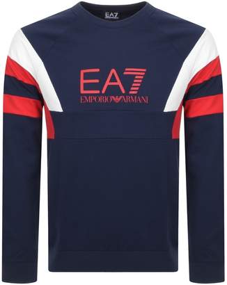 Emporio Armani Ea7 EA7 Logo Sweatshirt Navy