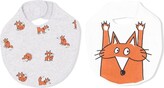 Thumbnail for your product : Stella McCartney Kids Fox-Print Cotton Bib Set