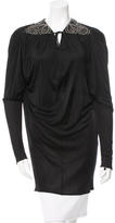 Thumbnail for your product : Emilio Pucci Embellished Long Sleeve Top