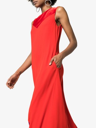 Givenchy Contrast panel maxi dress