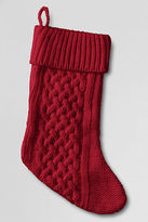 Thumbnail for your product : Lands' End Cable Knit Stocking