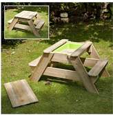 Thumbnail for your product : TP Early Fun Wooden Picnic Table Sandpit