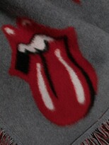 Thumbnail for your product : ALANUI KIDS The Rolling Stones fringed cardigan