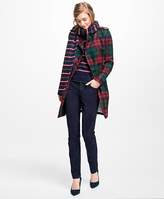 Thumbnail for your product : Brooks Brothers Tartan Wool-Blend Trench Coat