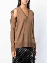 Thumbnail for your product : P.A.R.O.S.H. cut-out shoulder jumper