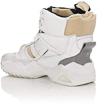 Maison Margiela Women's Leather Chunky High-Top Sneakers - White