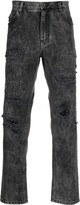 Thumbnail for your product : Dolce & Gabbana Distressed-Finish Straight-Leg Jeans