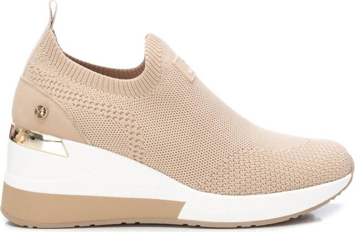 Xti Women's Wedge Sneakers In Beige