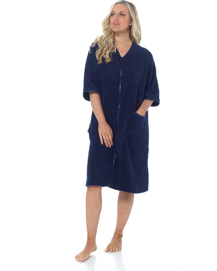IUEG LIMITED IUEG 100% Cotton Terry Towelling Bathrobe for