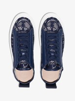 Thumbnail for your product : Chloé Blue Lauren Lace Sneakers
