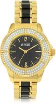 Versace Versus Tokyo Crystal 38 Gold and Black Women's Watch