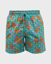 Thumbnail for your product : Vilebrequin Men's Micro-Turtles Swim Shorts