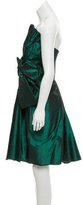Thumbnail for your product : Elie Saab Silk Strapless Dress