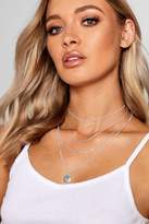Thumbnail for your product : boohoo Choker Charm Layered Necklace