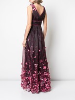 Thumbnail for your product : Marchesa Notte Floral Applique Gown