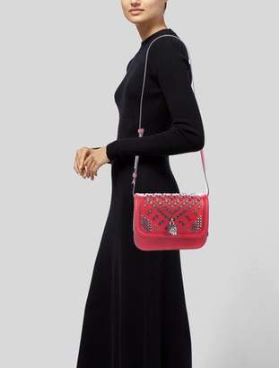 Alexander McQueen Stud Embellished Leather Crossbody Bag