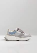 Thumbnail for your product : MM6 MAISON MARGIELA Suede Trainers With Chunky Soles