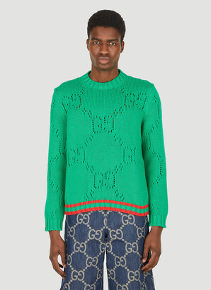 Gucci Men's Green Sweaters | ShopStyle