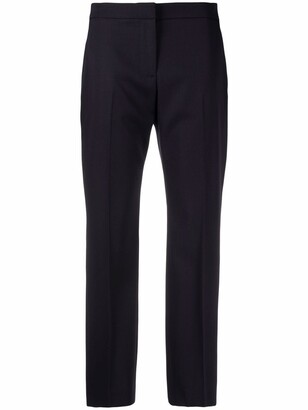 Alexander McQueen Cropped Cigarette Trousers