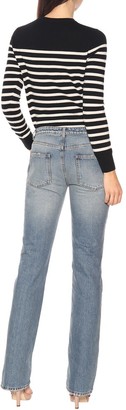 Saint Laurent High-rise bootcut jeans