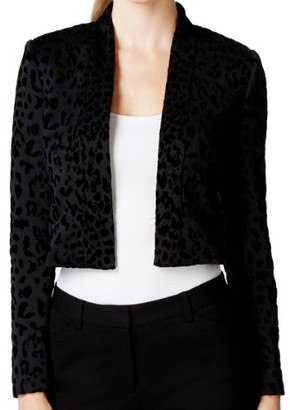 Calvin Klein Black Women's Size XL Velvet Bolero Shrug Jacket