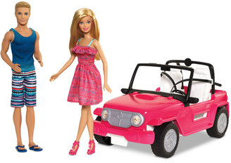 Barbie Mattel's & Ken® Dolls & Beach Cruiser Playset