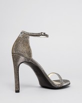 Thumbnail for your product : Stuart Weitzman Nudistsong Metallic Glitter Ankle Strap Sandals