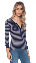 Thumbnail for your product : Bobi Striped Thermal Long Sleeve Tee