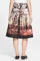 Thumbnail for your product : Tracy Reese Print Jacquard A-Line Skirt