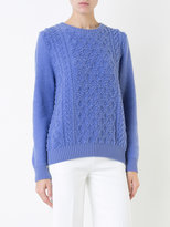 Thumbnail for your product : Coohem pile aran knit pullover