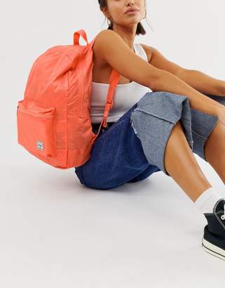 Herschel Daypack Packable neon coral festival backpack