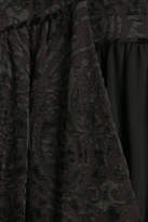 Thumbnail for your product : Etro Flocked Dress with Wool