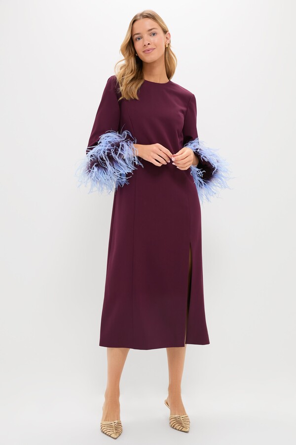 Tuckernuck Winetasting Feather Eleanor Dress