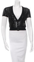 Thumbnail for your product : Alaia Sheer Sequined Cardigan