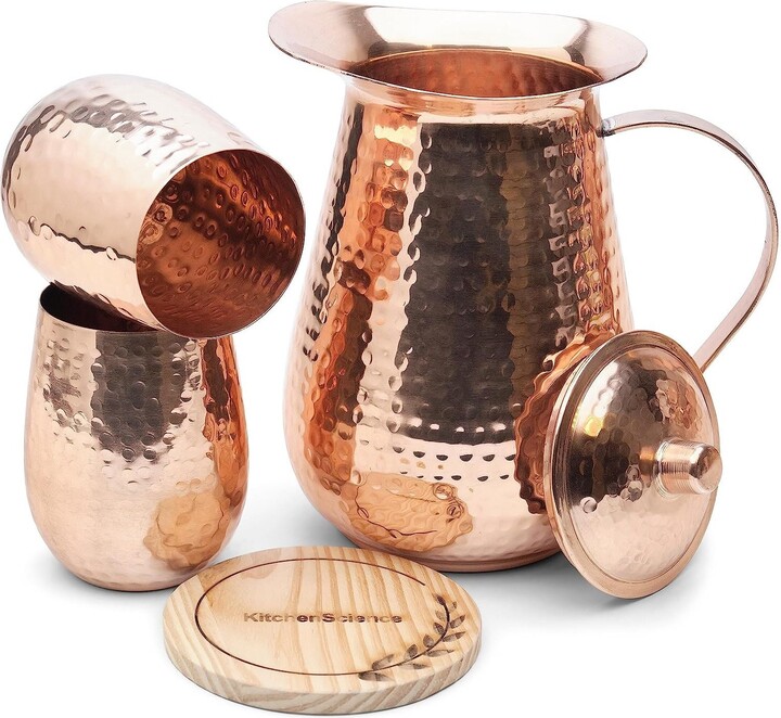 Kitchen Science Copper Water Jug Set