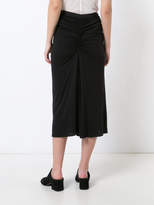 Thumbnail for your product : Rick Owens Lilies ruched midi skirt