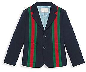 Gucci Little Boy's & Boy's Striped Bluette Jacket
