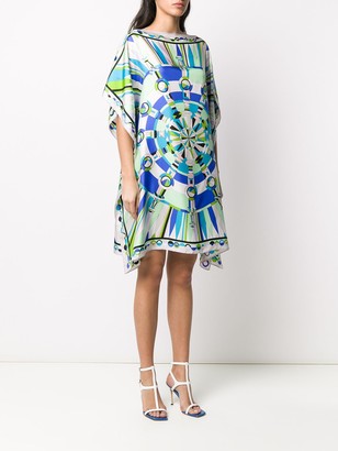 Emilio Pucci Abstract Print Handkerchief Dress
