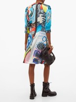 Thumbnail for your product : Charles Jeffrey Loverboy Pleated Silk Dress - Multi