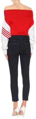 Citizens of Humanity Rocket pinstripe cropped jeans