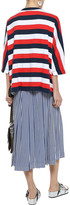Thumbnail for your product : Sonia Rykiel Oversized Striped Cotton-jersey T-shirt