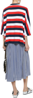 Sonia Rykiel Oversized Striped Cotton-jersey T-shirt
