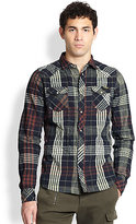 Thumbnail for your product : Diesel Cotton Check Sportshirt