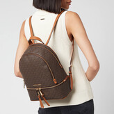 Thumbnail for your product : MICHAEL Michael Kors Rhea Zip Medium Coated-Canvas Backpack