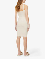 Thumbnail for your product : RE ONA Campbell sweetheart-neck stretch-jersey midi dress